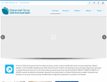 Tablet Screenshot of baranselgrup.com